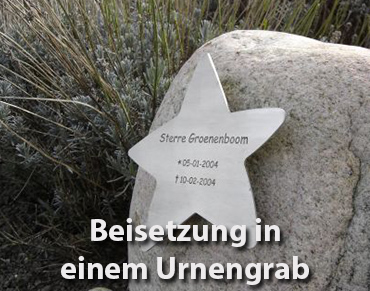 Beisetzung in einem Urnengrab