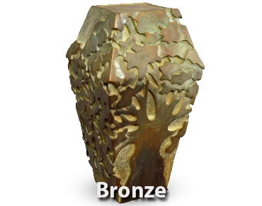 Urnen aus Bronze für drinnen und draußen