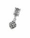 Ascheelement „Herz“ silber für ein Pandora-Armband