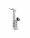 Asche-Anhänger 925er-Silber 'Saxophon'