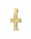 Schmuckstück Fingerabdruck 'Kreuz' aus Gold 1.8 cm