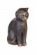 Gedenkstatue Katze – 3D, freistehend, Gewindestifte unten