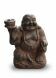 Bronzeurne 'Lachender Buddha'