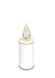 Jahreslampe (9 Monate) aus Kunststoff in weiß - blinkt