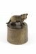 Urne bronziert 'stehende Katze'
