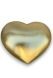 Holzurne 'Herz aus Gold'