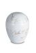 Porzellan Kleinurne „Planet“ - Carrara-Marmor mit goldfarbenen Adern