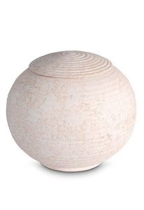 Kleinurne Porzellan „Sfera“ - Korallenrosa Relief
