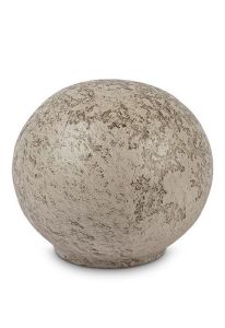 Kleinurne aus Porzellan „Sfera“ braun