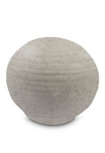 Kleinurne aus Porzellan „Sfera“ dunkelbeige