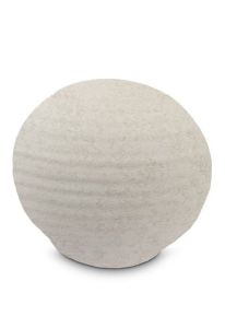Kleinurne aus Porzellan „Sfera“ beige