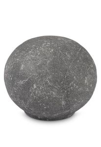 Kleinurne aus Porzellan „Sfera“ grau