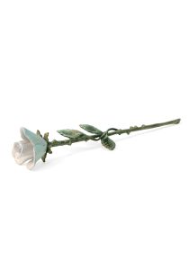 Kleinurne „Rose“ weiß