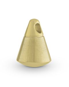 Gelbgoldene Aschen-anhänger Flamme