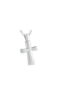 Asche-Anhänger aus Edelstahl „Kreuz“