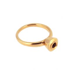 14 Karat Gelb Golden Asche-Ring