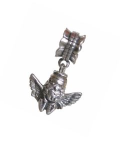 Ascheelement 'Fliegender Engel' Silber für ein Pandoraarmband