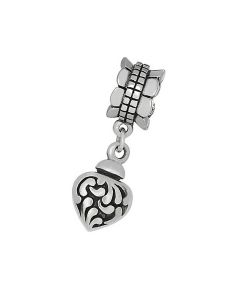 Ascheelement „Herz“ silber für ein Pandora-Armband
