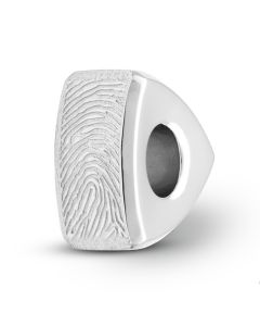 Asche-Element mit Fingerabdruck 925 Silber