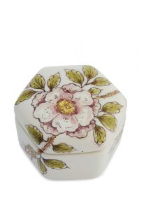 Handbeschilderde Kleinurne 'Wilde Rose'