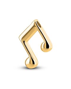 Asche-Anhänger aus Gold 'Musiknote'