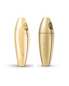 Gedenkanhänger für Asche 'Kegel' aus Gold