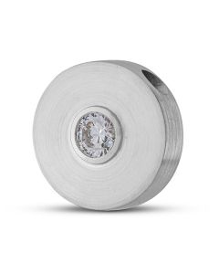 Aschen-Anhänger mit Zirkonia Stein