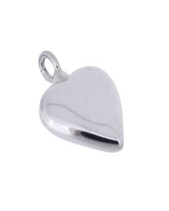 Asche Element Silberen Herz