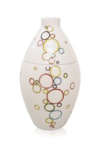 Handbemalte Urne 'Zirkel des Lebens'