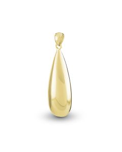 Asche Anhänger 'Träne' aus 14-Karat-Gold