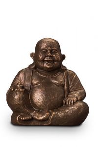 Kleinkeramikurne 'Buddha' Bronze