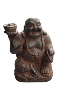 Lächelnder Buddha Bronze