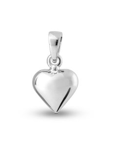 Herz Asche-Anhänger 'Ich liebe dich' aus 925er Silber