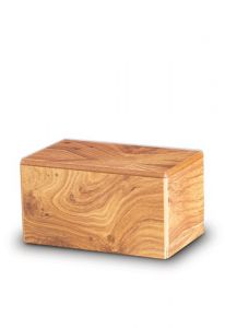 Kleinurne mit natürliches Holzmuster (MDF)
