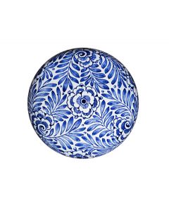 Mini-Urne aus Keramik Delfter Blau 'Rustic Flowers'