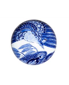 Mini-Urne aus Keramik Delfter Blau 'Tempo Doeloe'