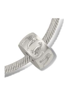 Ascheelement 'Katze' aus Silber