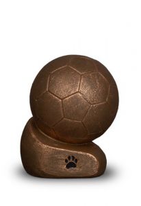 Tierurne 'Fußball mit Pfotenabdruck'  