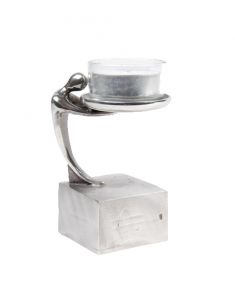 Skulptururne 'Träger des Lichts' silber l SONDERANGEBOT