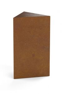 Corten-Stahl Urne 'Dreieck'