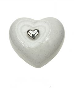 Keramik-Kleinurne Herz mit Magnet herz
