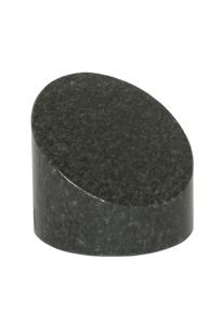 Granit Fotoblock rund schmal