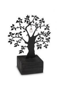 Skulptur-Kleinurne 'Lebensbaum' mit Asche-Perle