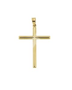 Gedenkanhänger 'Kreuz ' aus 14 Karat Gold