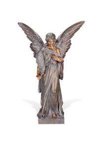 Gedenk- oder Grabstatue Engel in verschiedenen Größen – 3D, freistehend, Gewindestifte unten