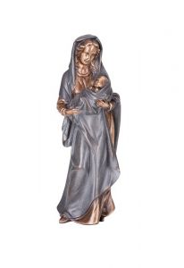 Gedenkstatue Maria mit Kind in verschiedenen Größen – 3D, freistehend, Gewindestifte unten