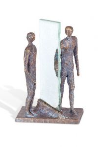 Grabskulptur Trennung – Grabdekoration – 3D, freistehend, Gewindestifte unten