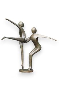 Grabskulptur aus Bronze „Paartanz“