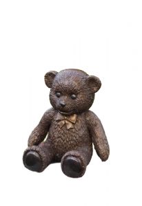 Grabskulptur aus Bronze 'Teddybär'