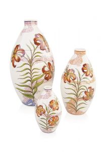 Handbemalte Urne 'Lilie'